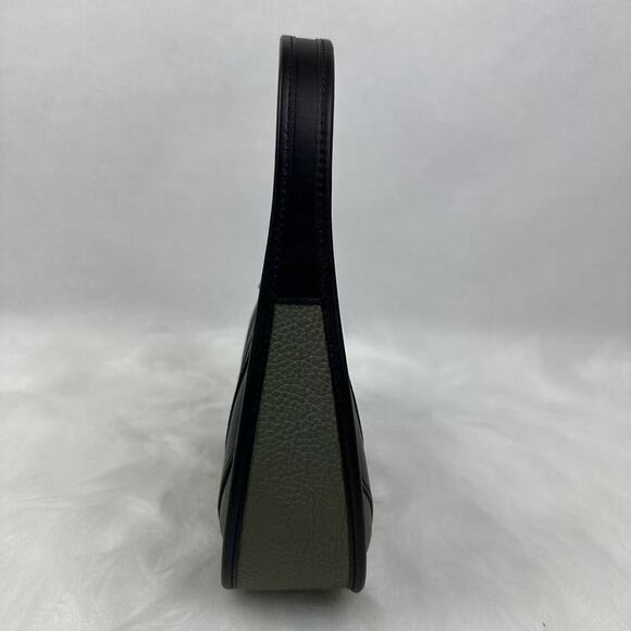 Coach Ergo Bag Wavy Stripe Upcrafted Coachtopia Leather In Army Green CQ004 NWT - Picture 4 of 8